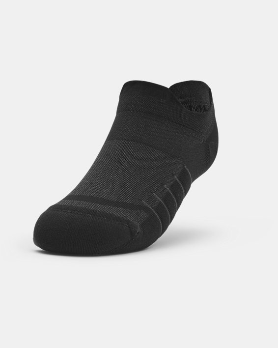 Women's UA Breathe No Show Tab – 3-Pack Socks, Black, pdpMainDesktop image number 1